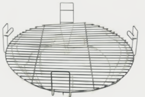 Calor directo cerca y rápido en un kamado con la parrilla próxima a las brasas