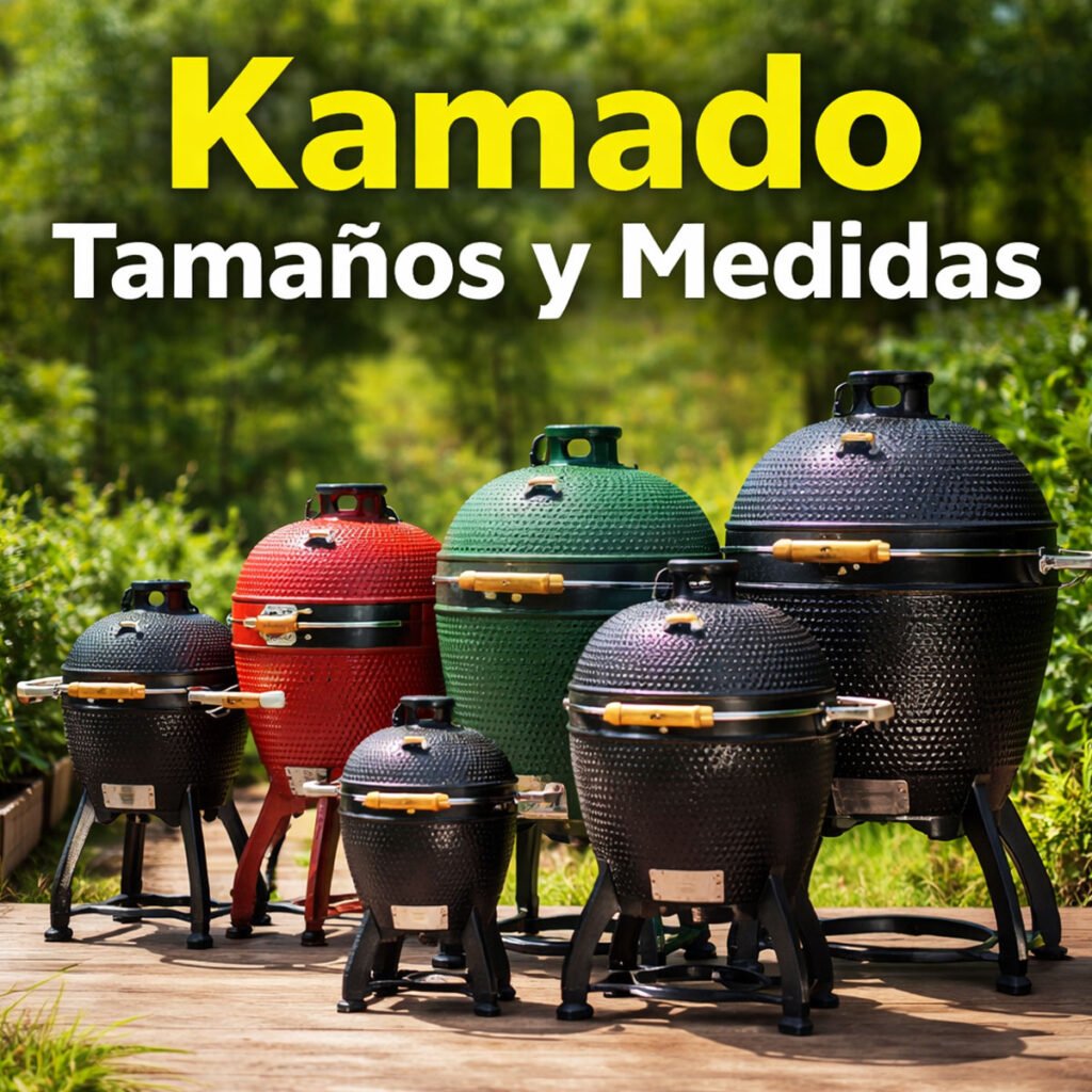 Tamaños y medidas de kamado cerámico: modelos S, M, L, XL y XXL